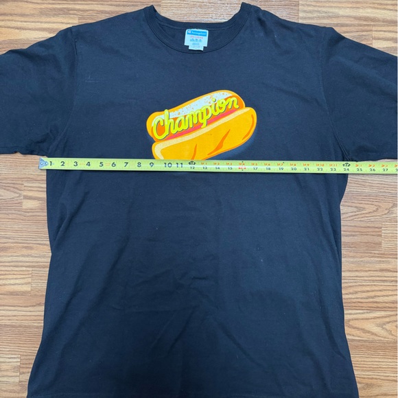 VTG 90’s Champion NYC Hot Dog Cart T-Shirt XXL Vintage Street Vendor Logo Tee - Picture 10 of 10